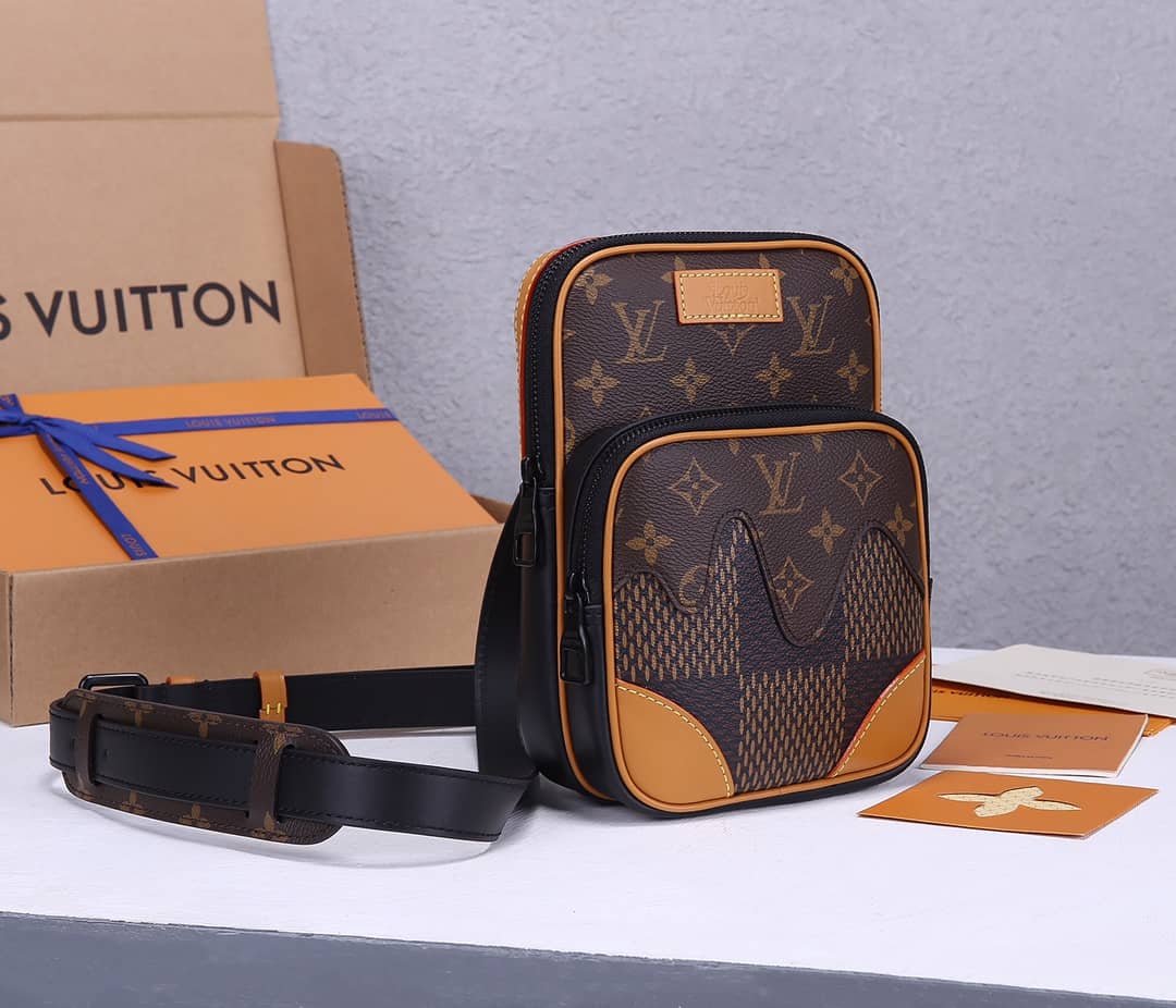 Best Replica Louis Vuitton Nigo Amazone Sling Bag N40379 Replica Shoulder Bag - Colareps