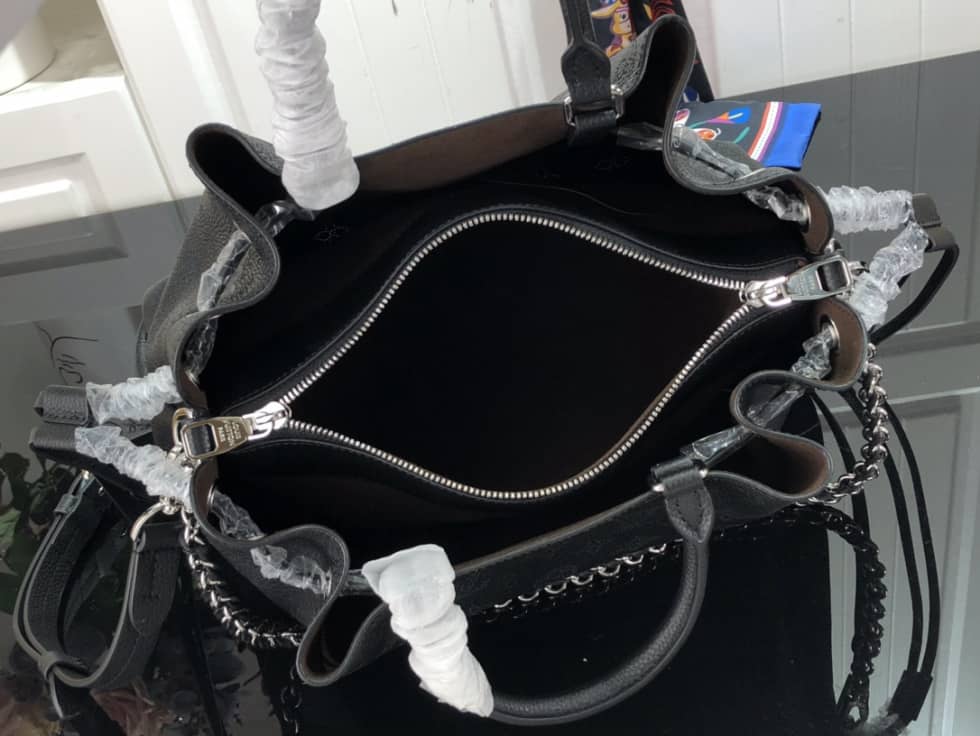 Best Replica Louis Vuitton Bella Mahina Black M59203 Replica Tote - Colareps