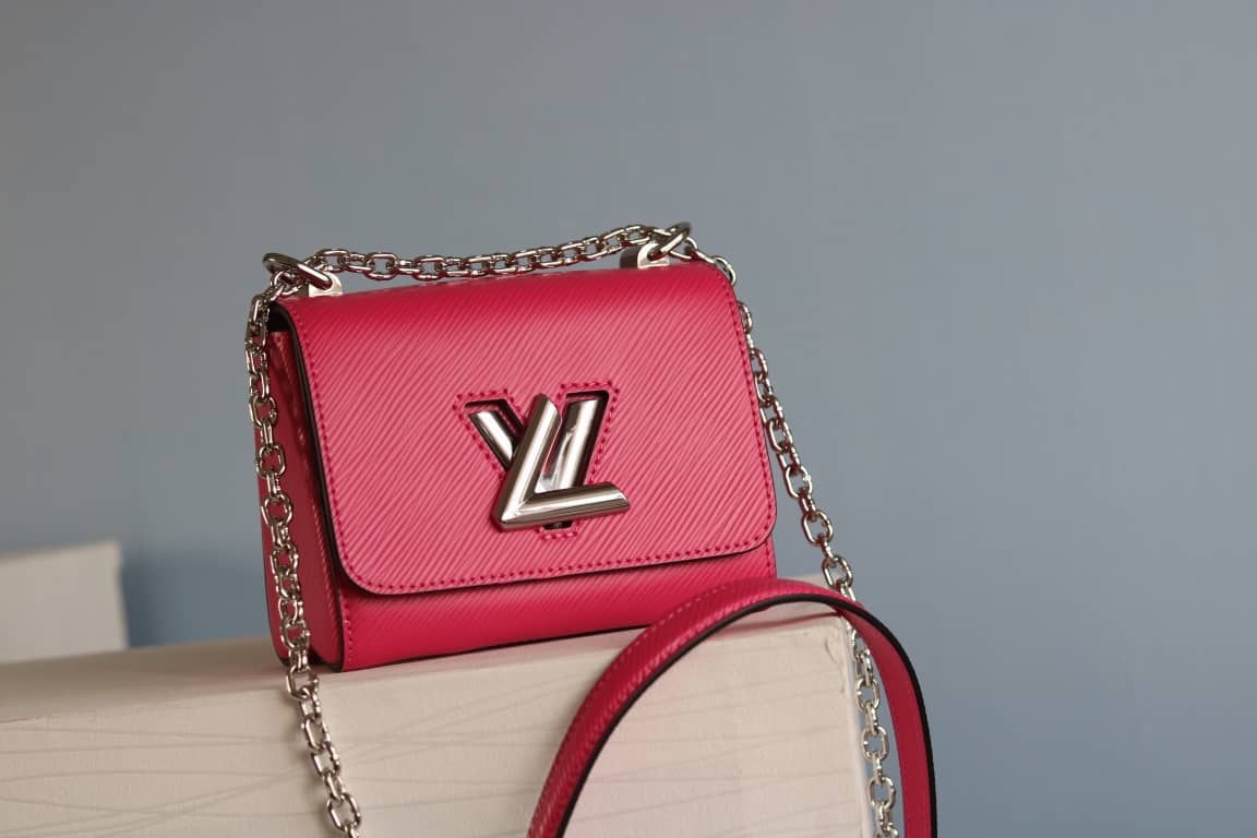 Best Replica Louis Vuitton Replica Twist MM Epi Leather Bag Red - Colareps