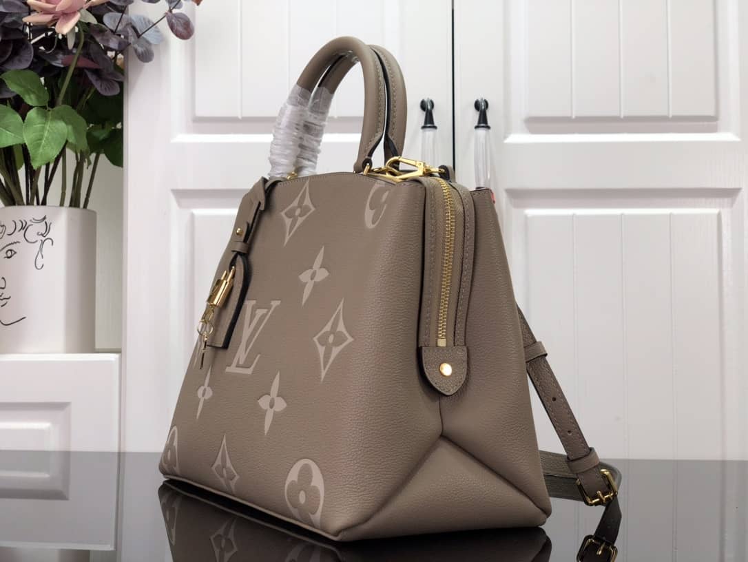 Best Replica Louis Vuitton Grand Palais Monogram Empreinte Bag Replica Gray M45811 - Colareps