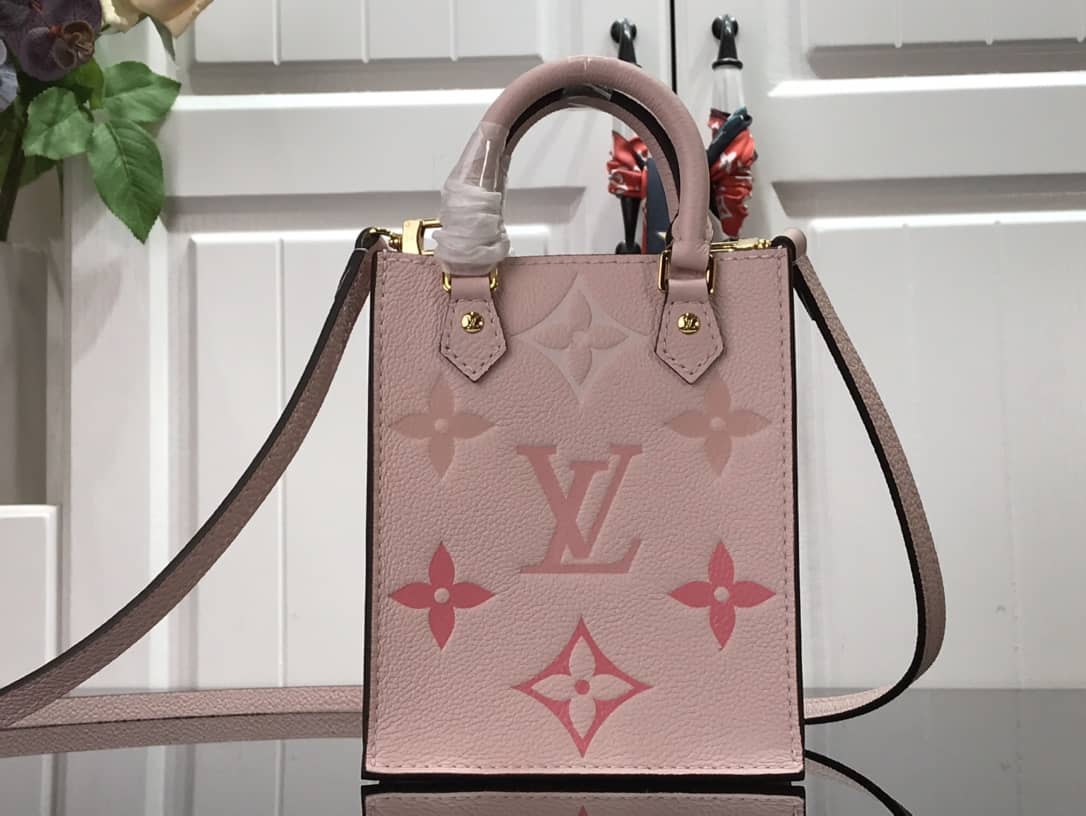 Best Replica Louis Vuitton Monogram Petit Sac Plat Bag Replica Pink M80449 - Colareps