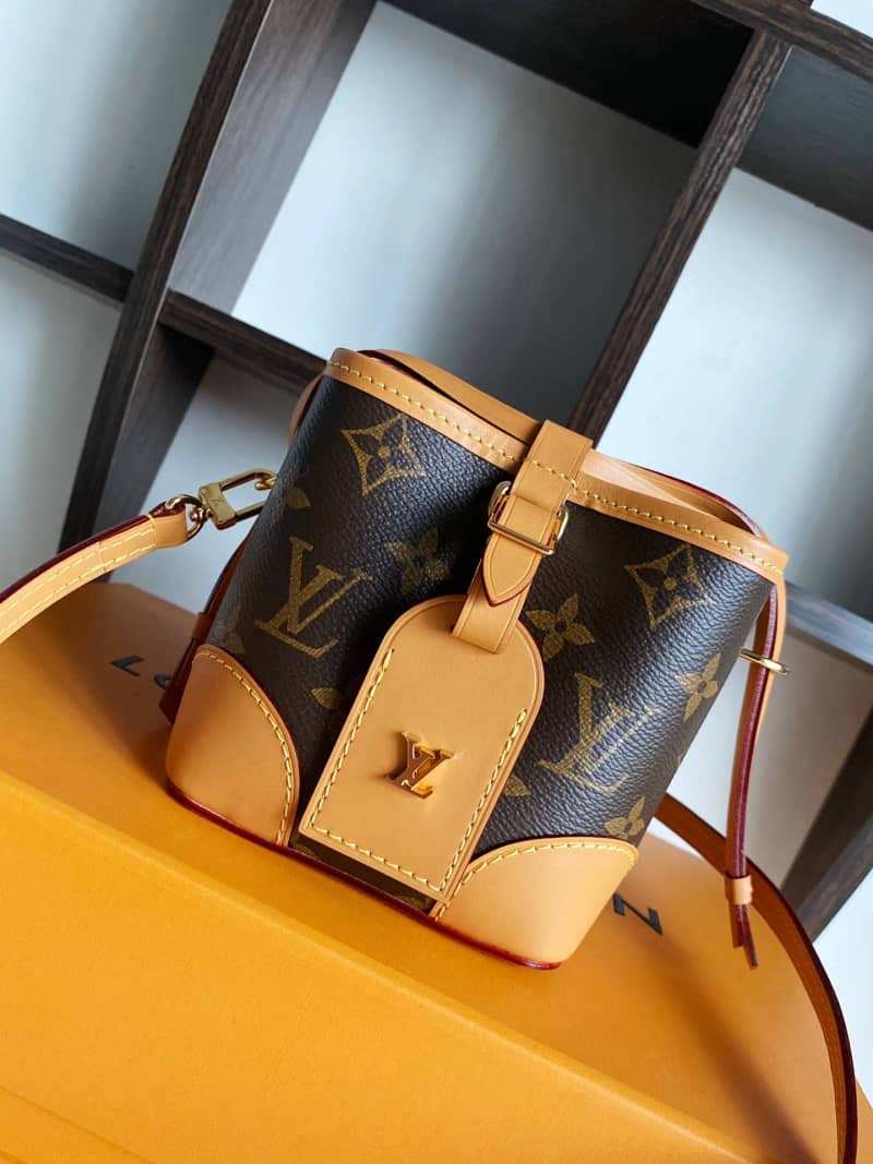 Best Replica Louis Vuitton Monogram Coated Canvas Replica Crossbody Bag Brown M57099 - Colareps