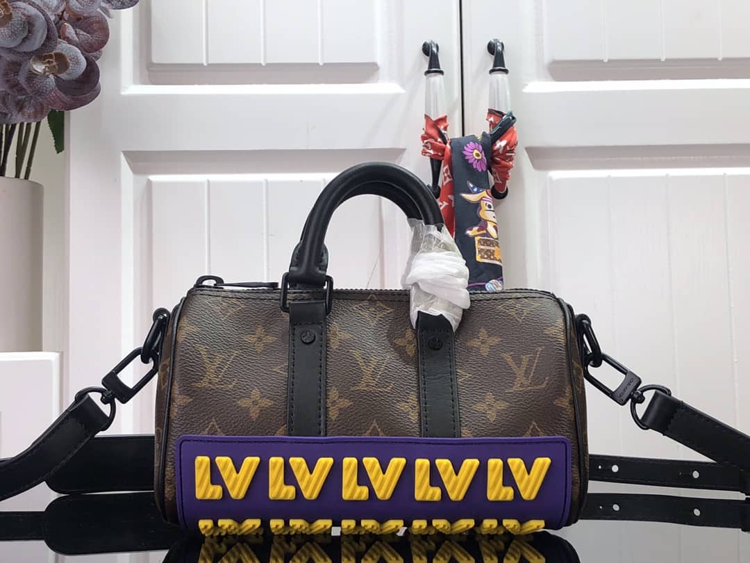 Best Replica Louis Vuitton Rubber Monogram Keepall XS 2Way Bag Replica M45788 - Colareps
