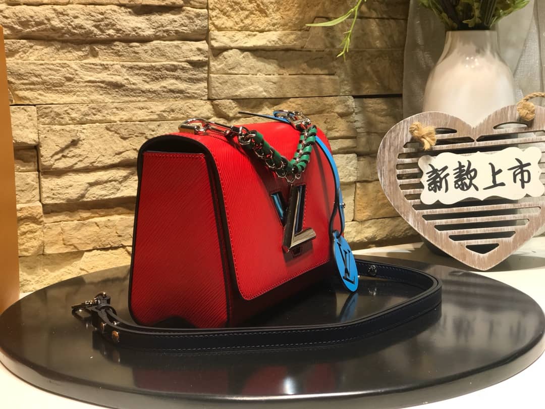 Best Replica Louis Vuitton Twist MM Bag Red M50296 Replica - Colareps