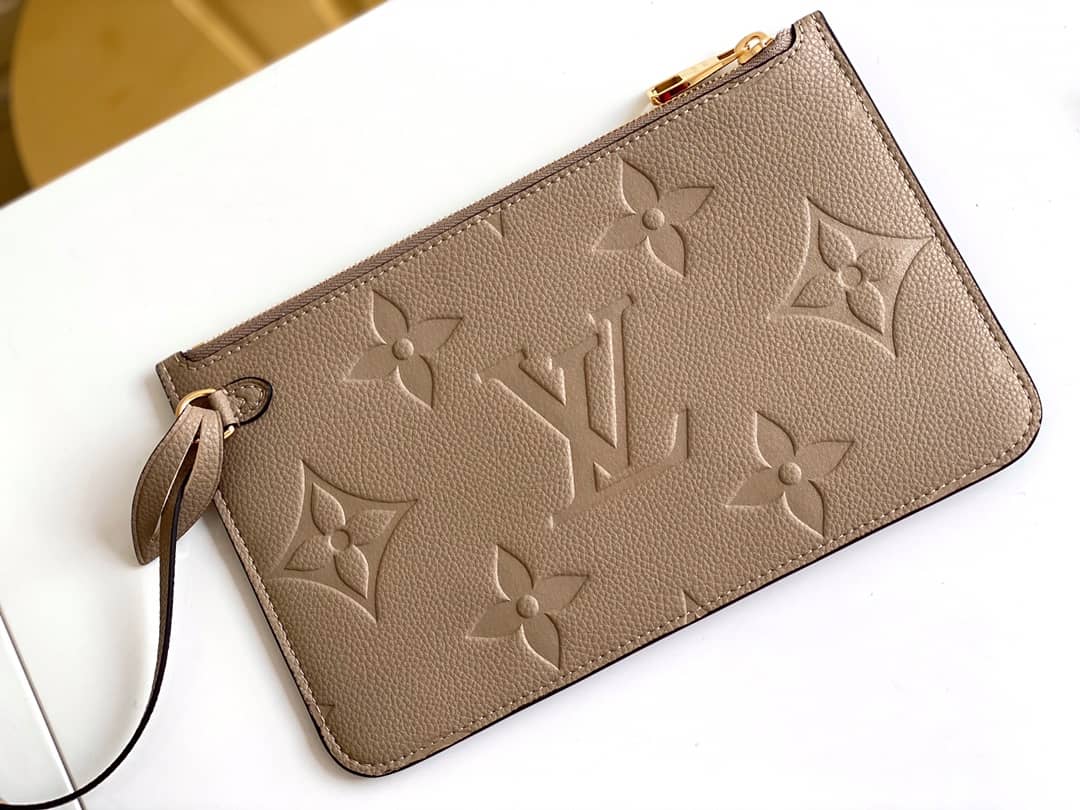 Best Replica Louis Vuitton Monogram Empreinte Neverfull MM Brown M45685 Replica Tote - Colareps