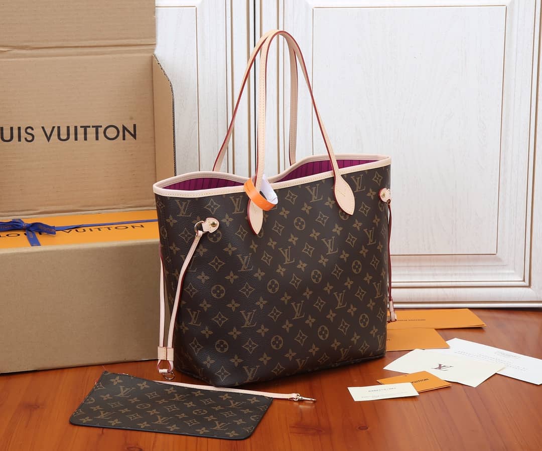 Best Replica Louis Vuitton Monogram Canvas Neverfull MM Bag Replica M41178 - Colareps