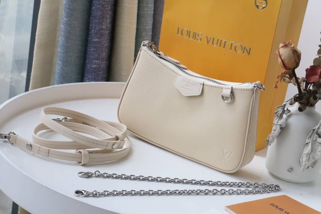Best Replica Louis Vuitton Easy pouch 2way Epi Replica Crossboy Bag White M80483 - Colareps