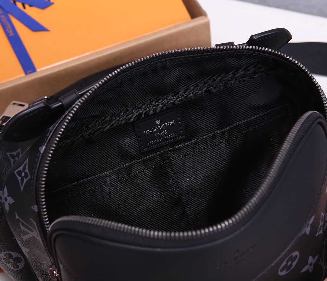 Best Replica LV Bum Bag Dupe Monogram Eclipse Waist Pouch hip body M42906(ColaReps) - Colareps