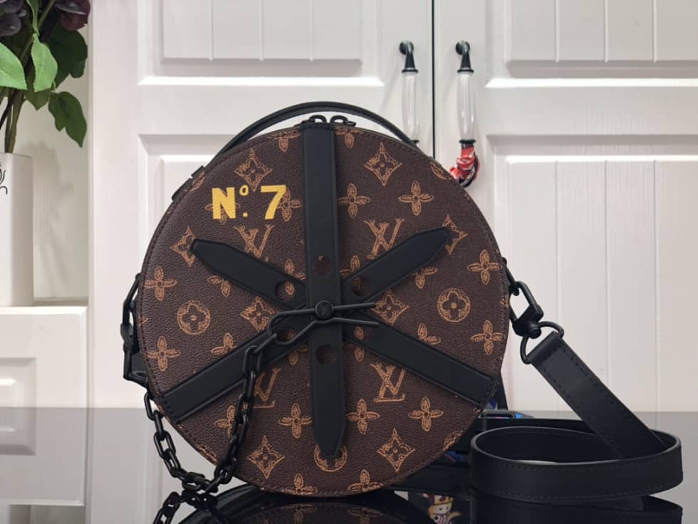 Best Replica Louis Vuitton Wheel Box Monogram Brown M59706 Replica Crossbody Bag - Colareps