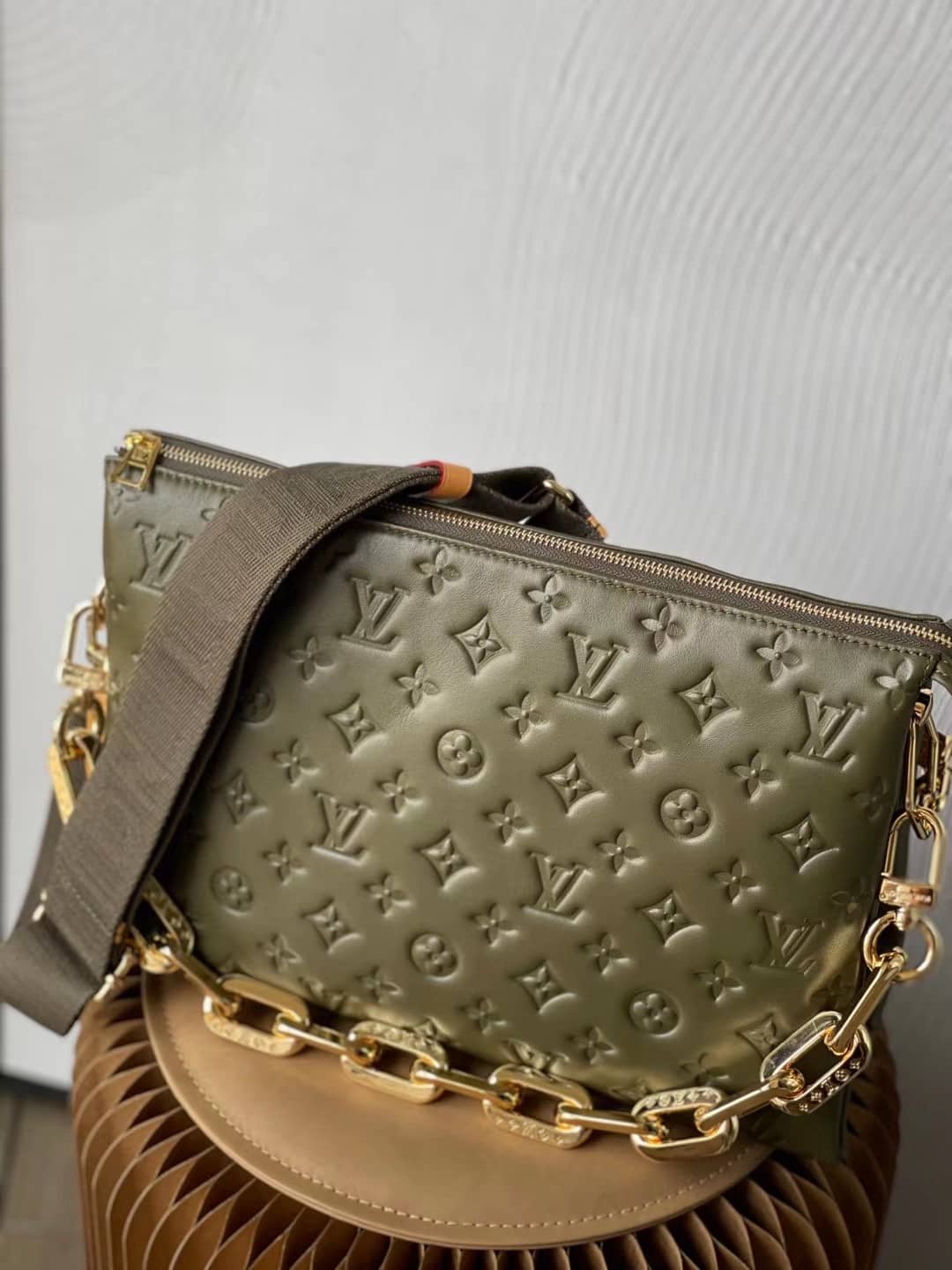 Best Replica Louis Vuitton Coussin MM Embossed M57782 Replica Shoulder Bag - Colareps