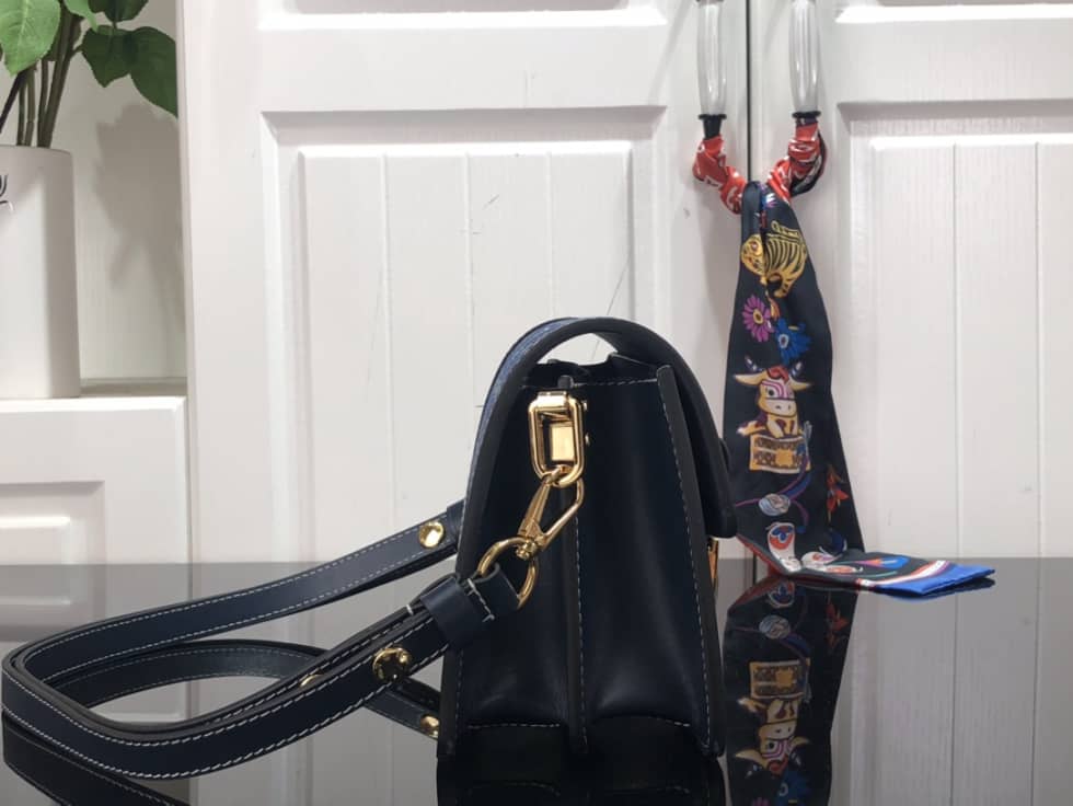 Best Replica Louis Vuitton Monogram Denim Dauphine Mini M59716 Replica Shoulder Bag - Colareps