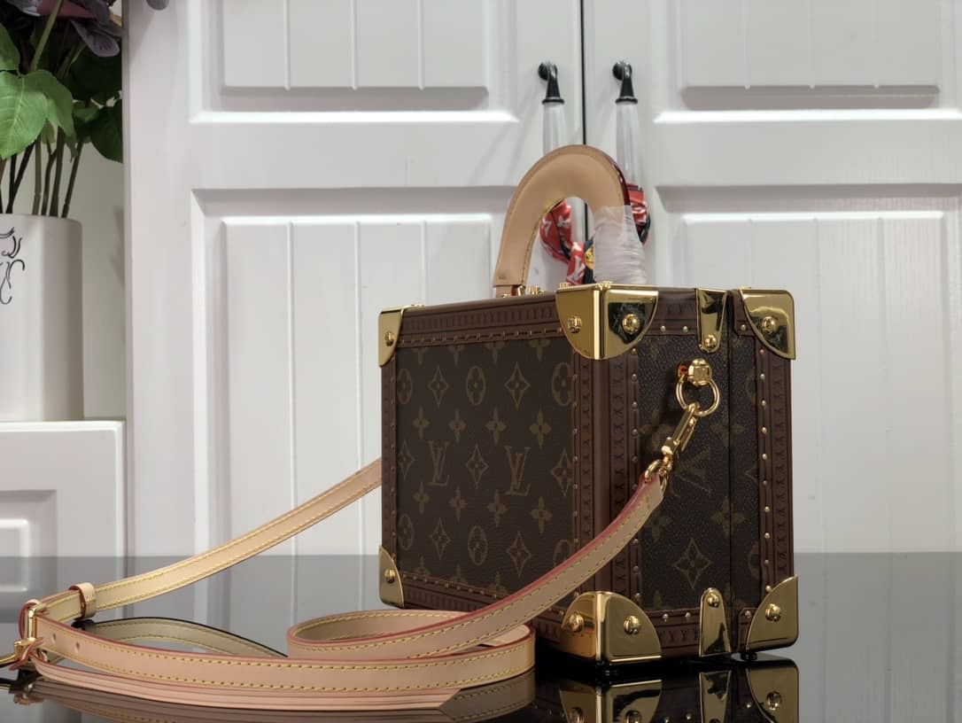 Best Replica Louis Vuitton Valisette Tresor Monogram Canvas Replica Box M45675 - Colareps