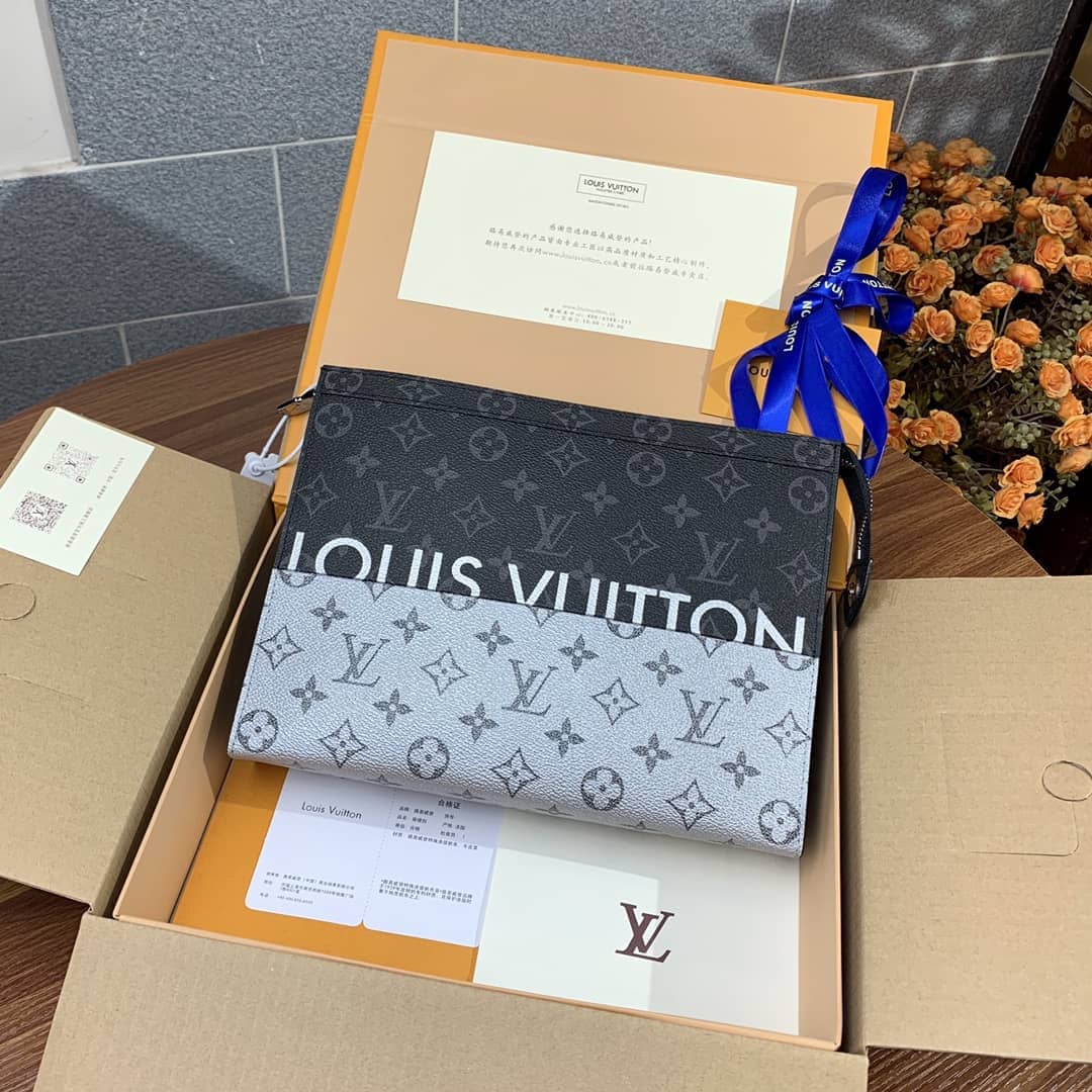 Best Replica Louis Vuitton Monogram Split Pochette Voyage MM M63039 Replica - Colareps