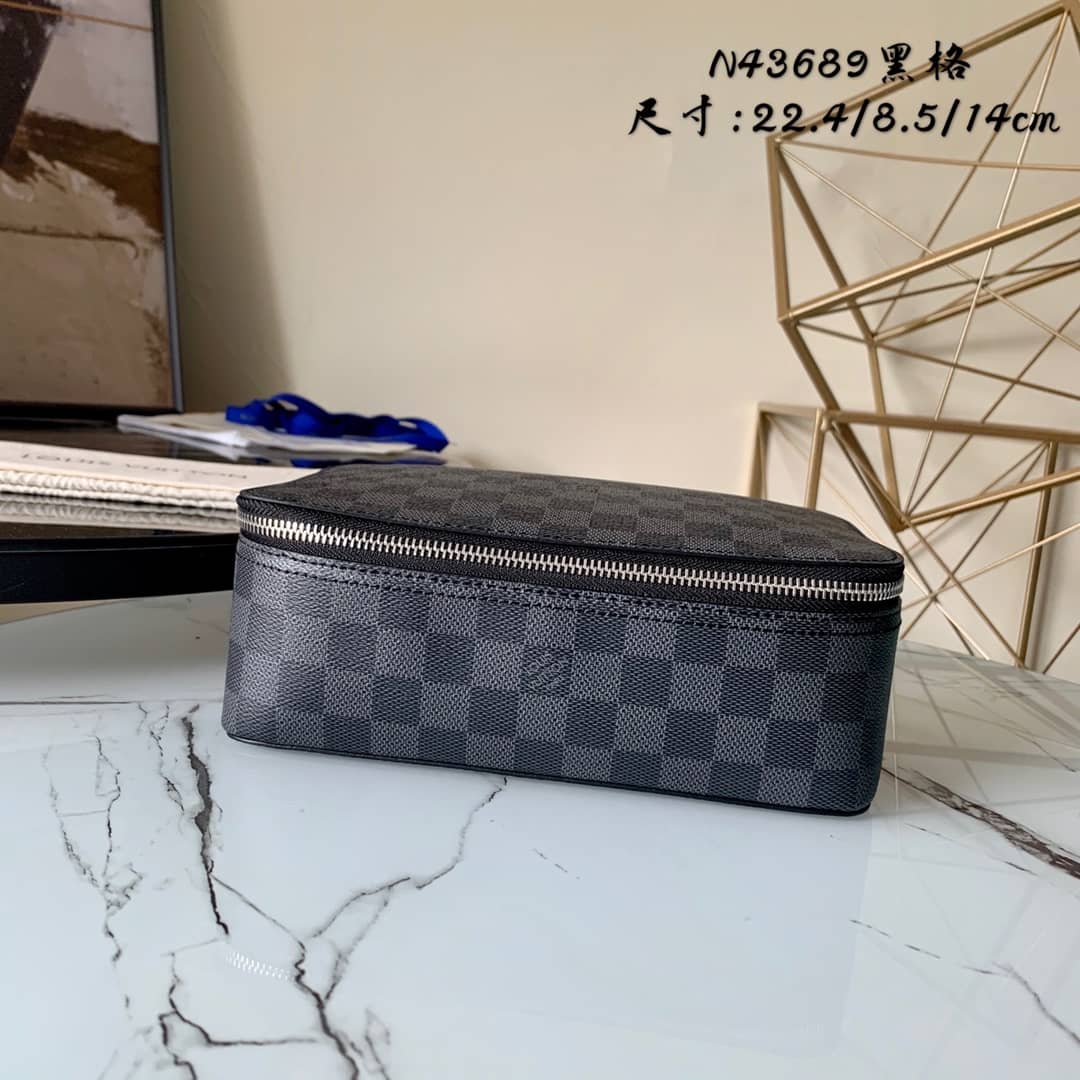 Best Replica Louis Vuitton Packing Cube MM Monogram Eclipse Canvas Bag Replica M43689 - Colareps