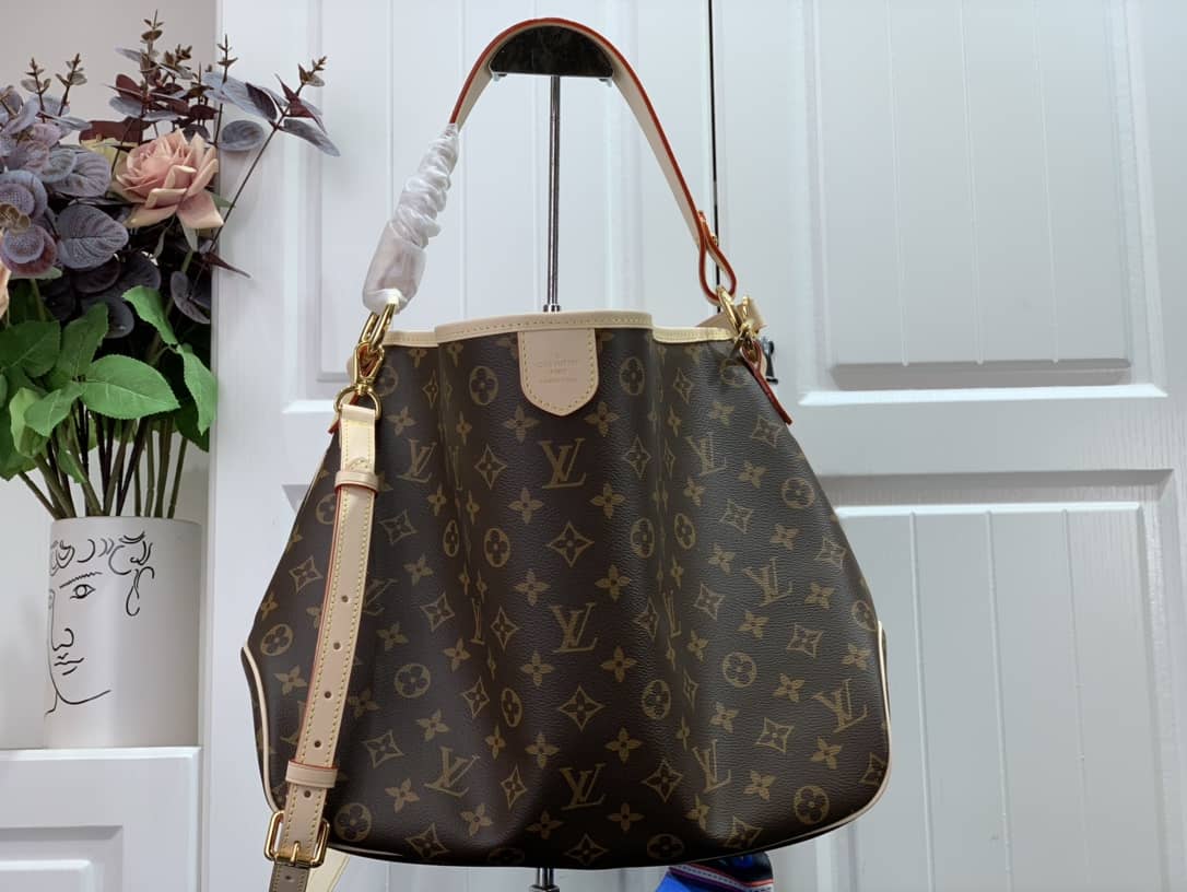 Best Replica Louis Vuitton Monogram Canvas Delightful PM Replica Shoulder Bag M40352 - Colareps