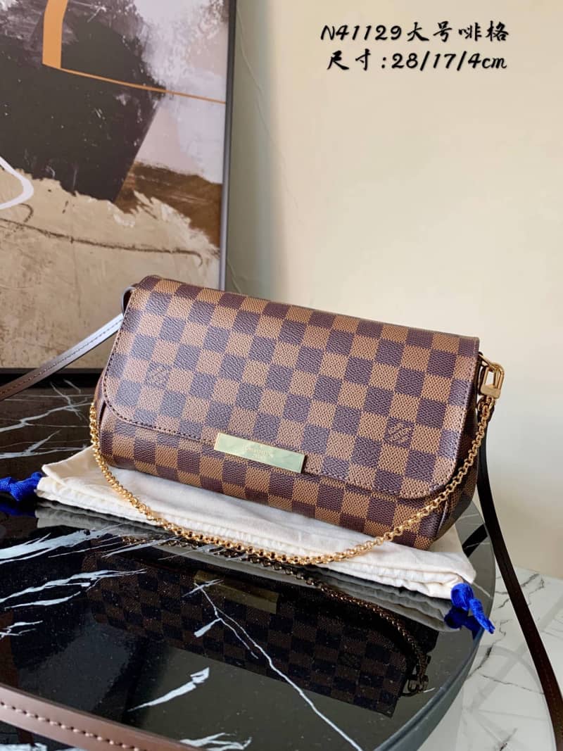 Best Replica Louis Vuitton Damier Favorite PM Replica Shoulder Bag N41276 - Colareps