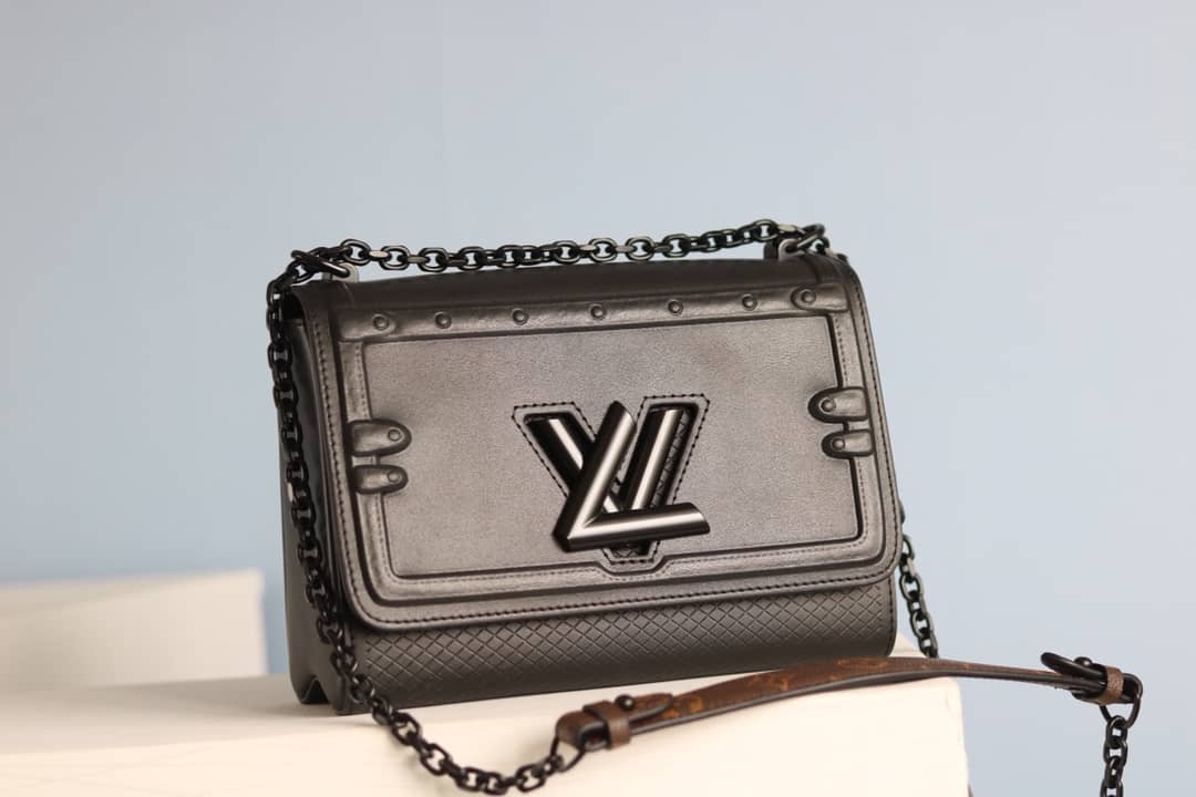 Best Replica Louis Vuitton Twist Epi Handbag Replica Black M50320 - Colareps