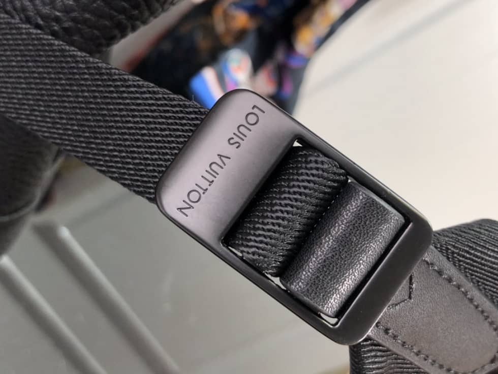 L0vis Vvtt0n Christopher Slim Taurillon Leather Black M58644 Replica Backpack