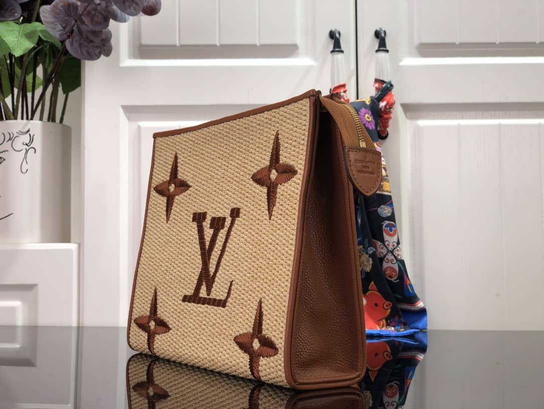 Best Replica Louis Vuitton Monogram Giant Raffia Toiletry 26 Cosmetic Bag - Colareps