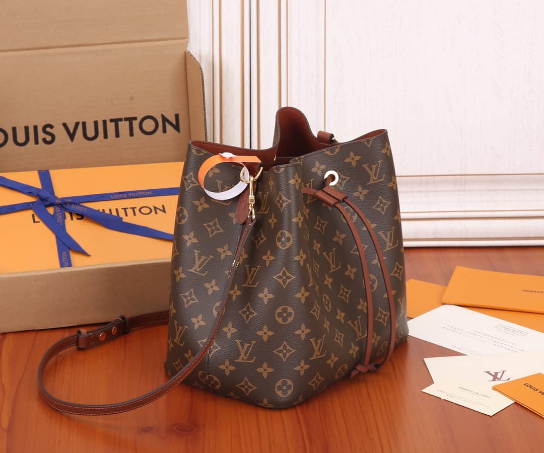 Best Replica Louis Vuitton Neo Noe MM Monogram Replica Bag M44887 - Colareps