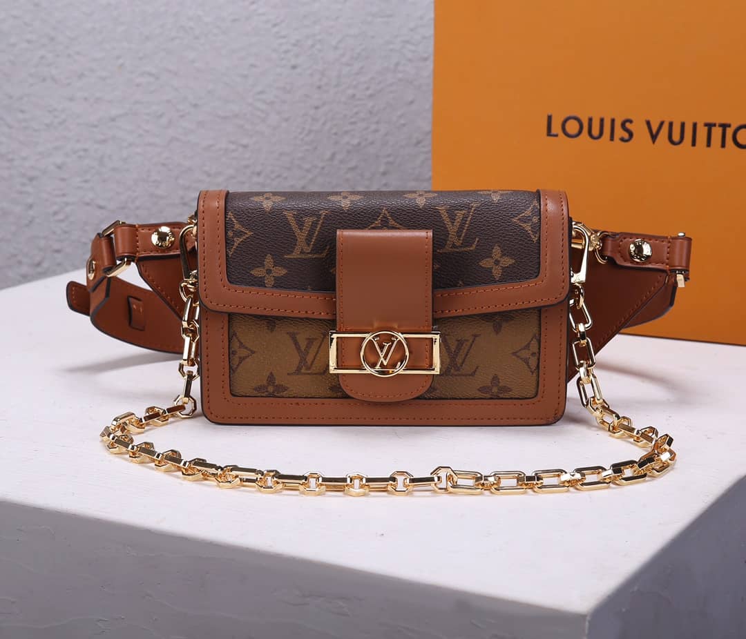 Best Replica LV Bum Bag Dupe Monogram Reverse Dauphine M44586(ColaReps) - Colareps