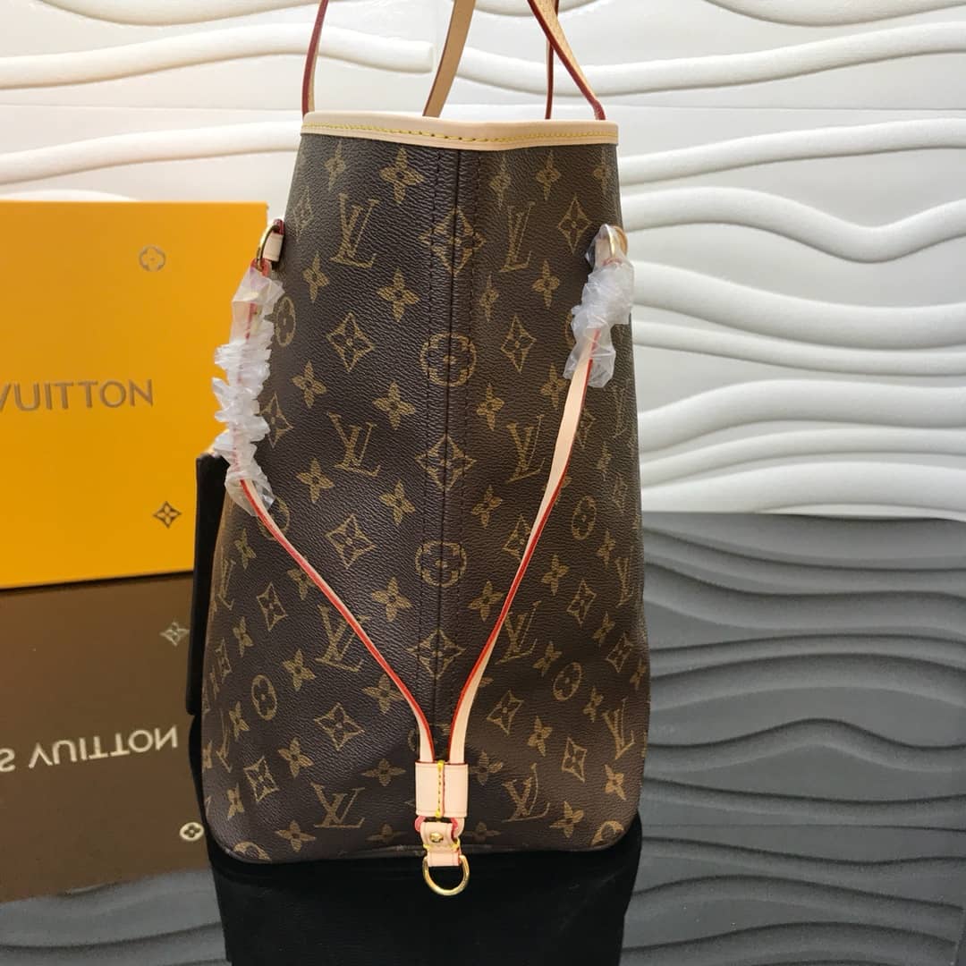 Best Replica Louis Vuitton Neverfull Dupe Monogram GM Shoulder Bag Replica Pink M40990 - Colareps