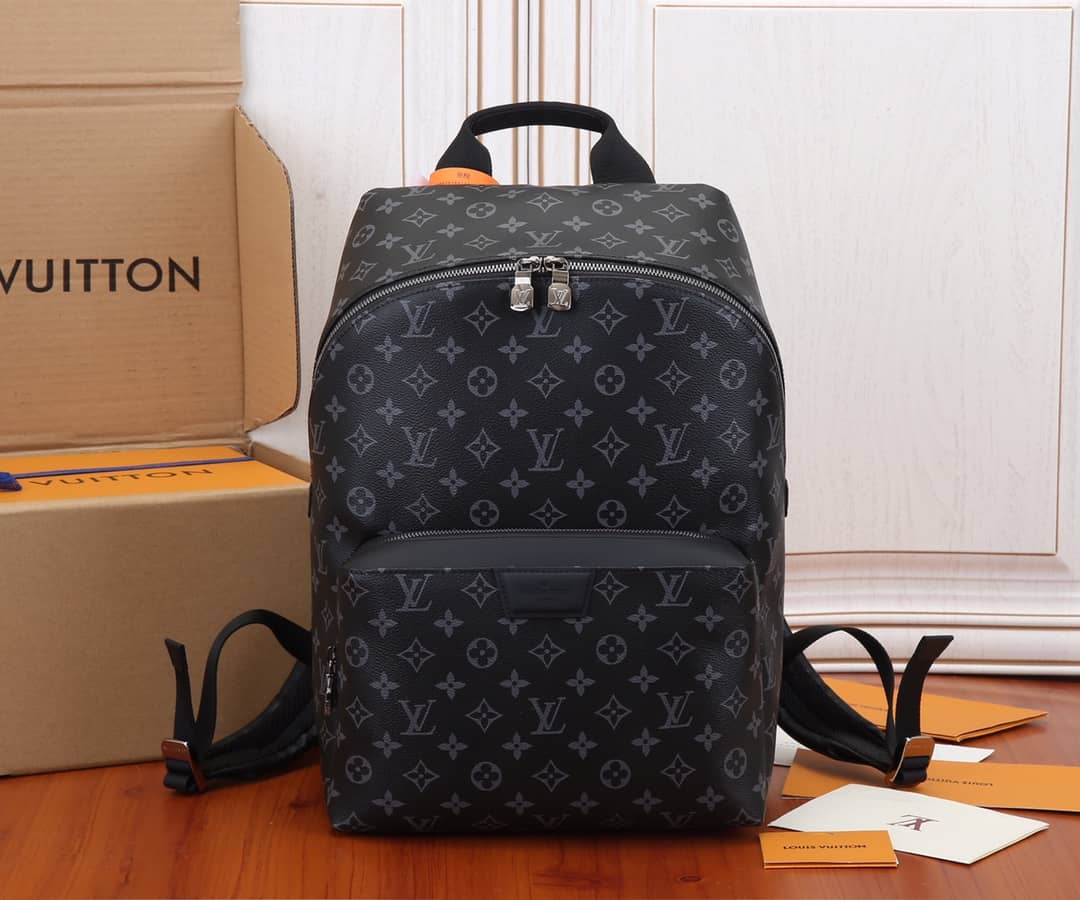 Best Replica LV Backpack Replica Discovery Backpack PM Monogram Eclipse Canvas M43186 - Colareps