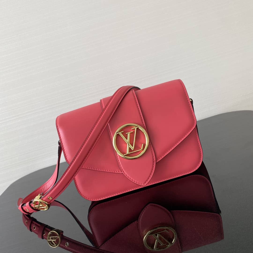 Best Replica Louis Vuitton Pont 9 Leather Crossbody Bag M55948 - Colareps