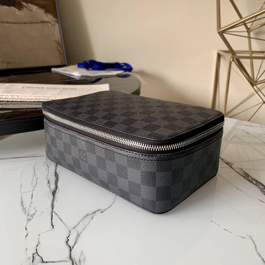 Best Replica Louis Vuitton Packing Cube MM Monogram Eclipse Canvas Bag Replica M43689 - Colareps