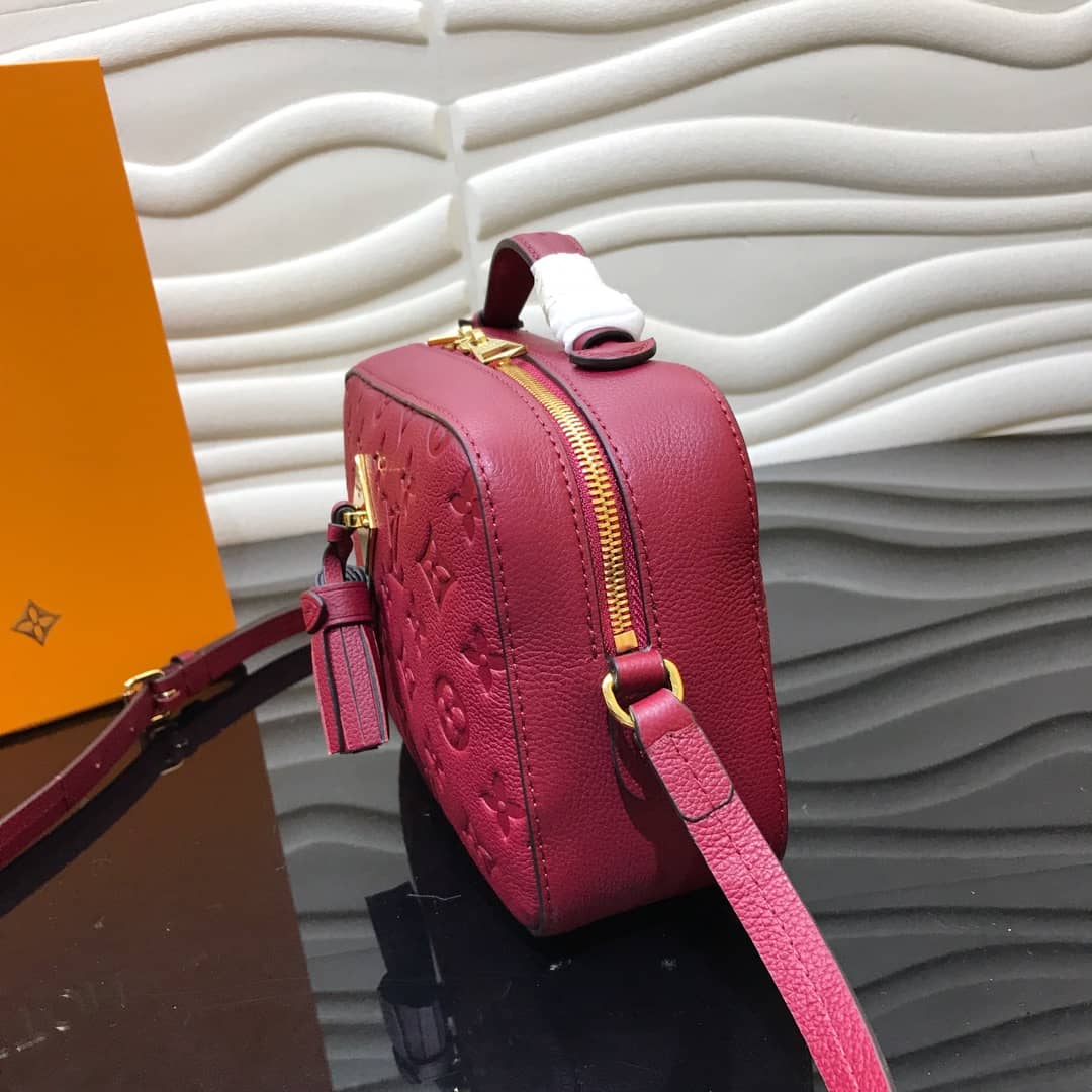 Best Replica Louis Vuitton Monogram Empreinte Saintonge Replica Bag Rose M44606 - Colareps