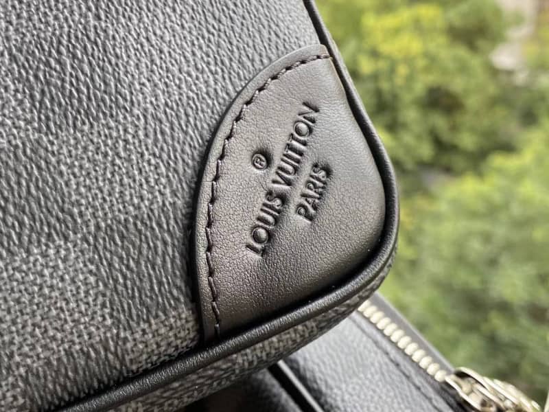 L0vis Vvtt0n Scott Damier Graphite Canvas Messenger Bag Replica N50018