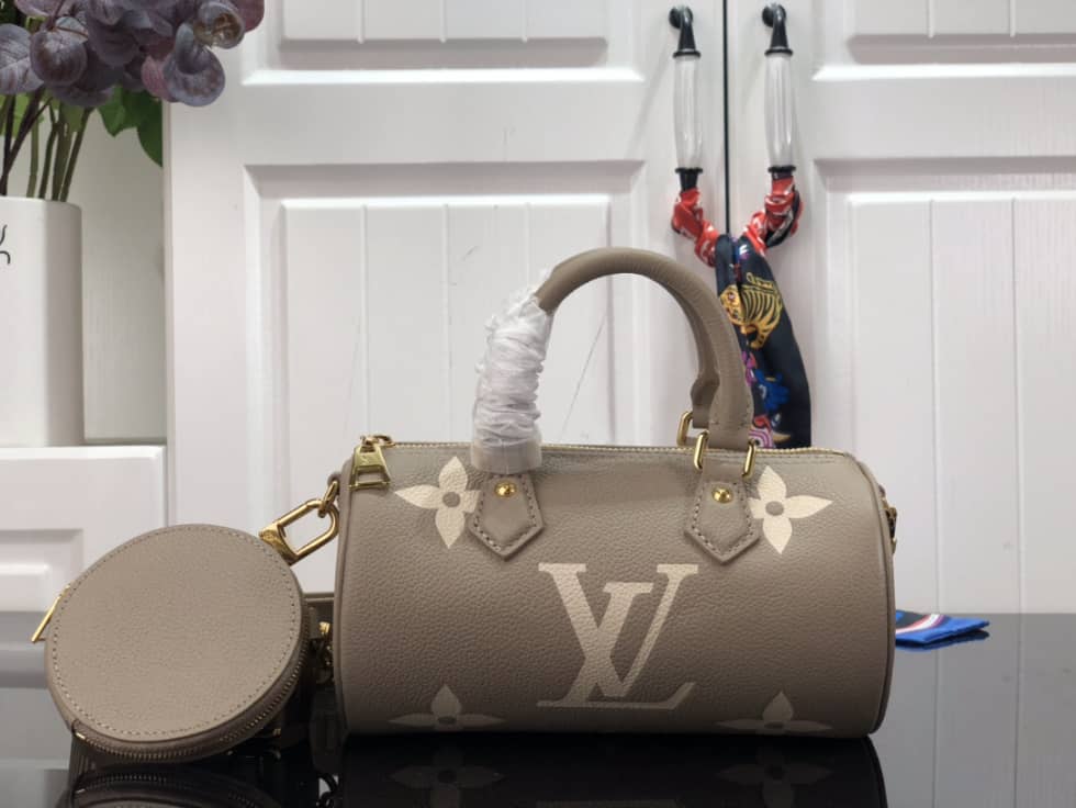 Best Replica Louis Vuitton Papillon BB Bicolour Monogram Empreinte Leather M46031 Replica Shoulder Bag - Colareps