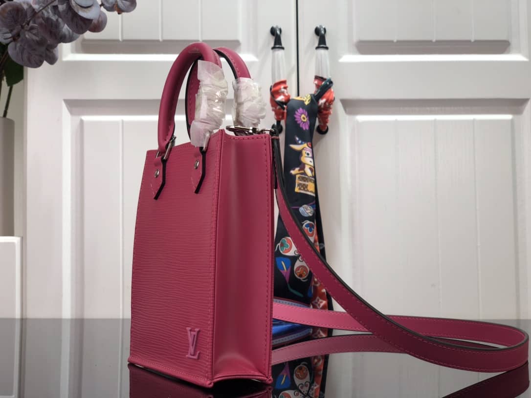 Best Replica Louis Vuitton Petit Sac Plat Flat Replica Shoulder Bag Pink M80169 - Colareps