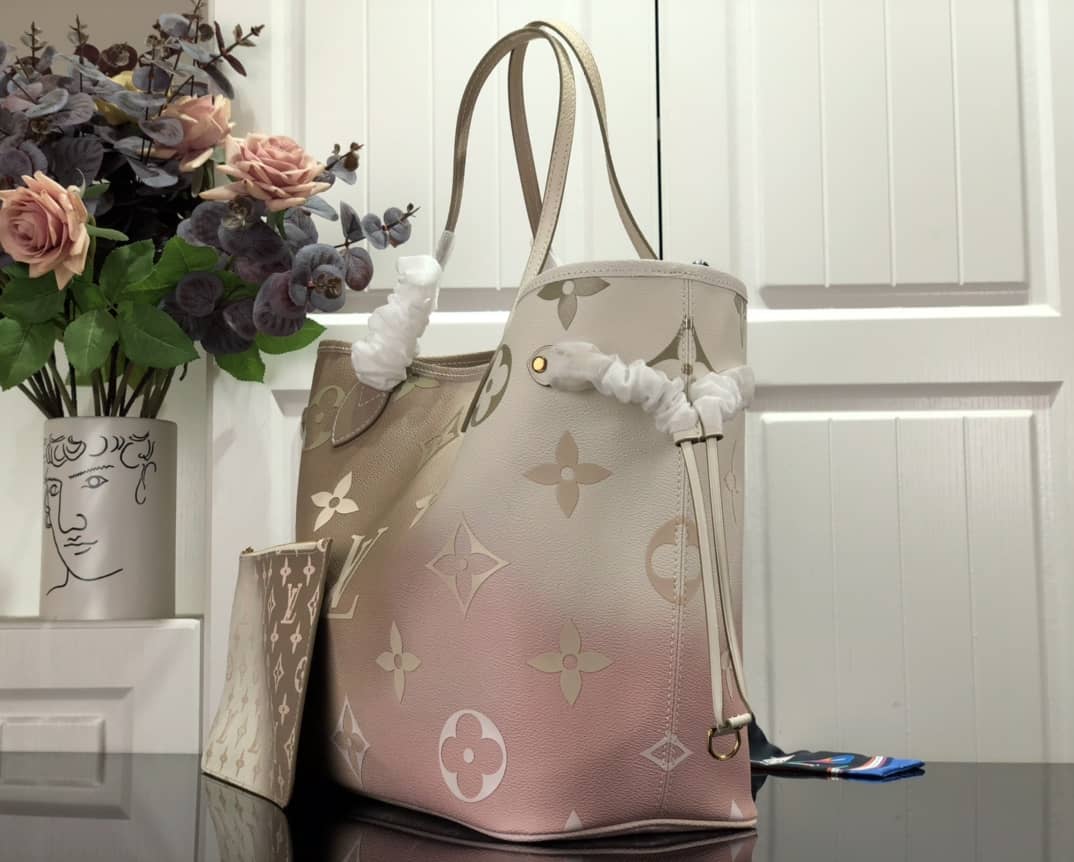 Best Replica Louis Vuitton Neverfull Dupe MM M59859 Replica Tote - Colareps