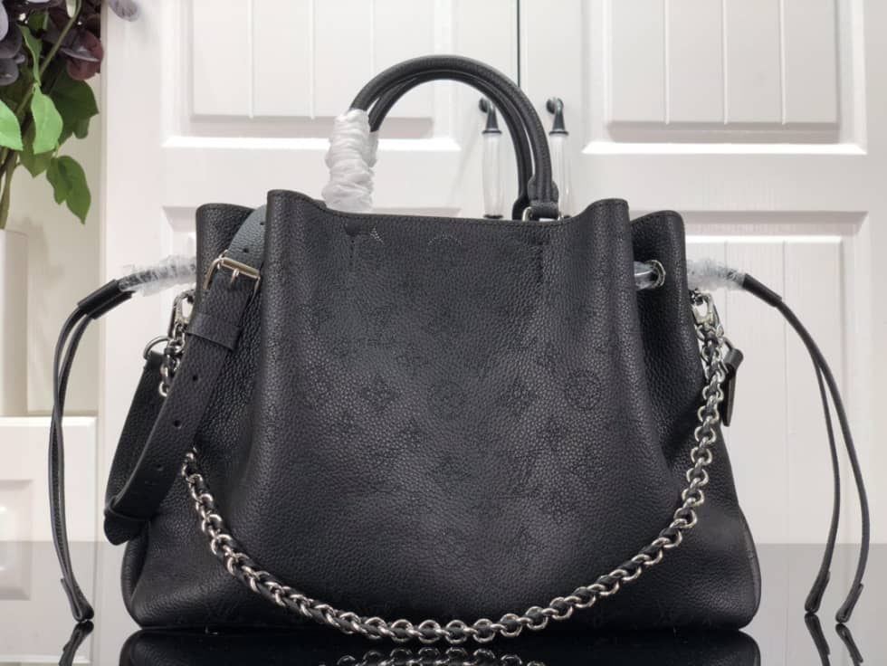 Best Replica Louis Vuitton Bella Mahina Black M59203 Replica Tote - Colareps