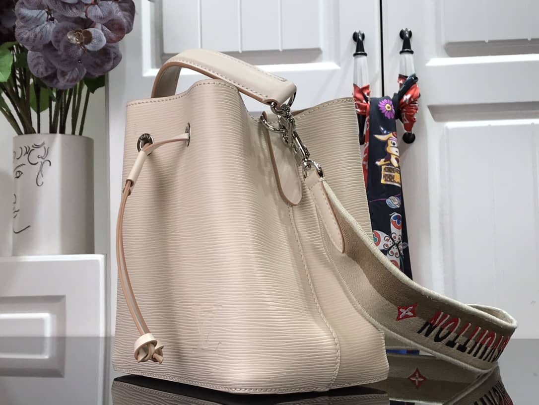 Best Replica Louis Vuitton Neonoe BB Replica Bucket Bag Apricot M57693 - Colareps