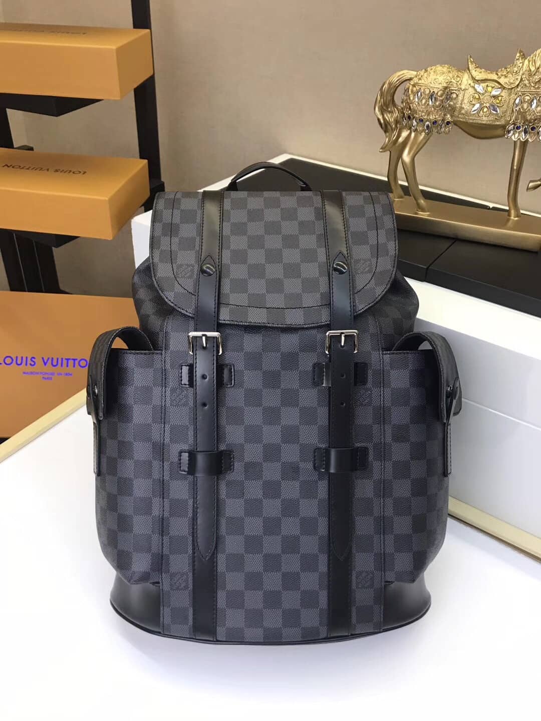 Best Replica Louis Vuitton Christopher PM Backpack Replica N41379 - Colareps
