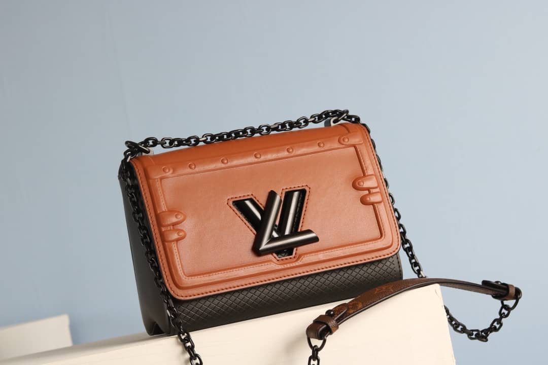Best Replica Louis Vuitton Twist Epi Handbag Replica Brown M50320 - Colareps
