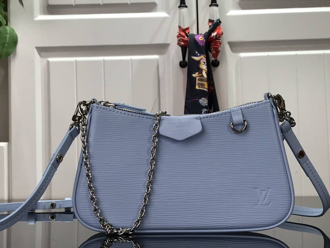 Best Replica Louis Vuitton Epi Easy Pouch On Strap Replica Bag Blue M80471 - Colareps