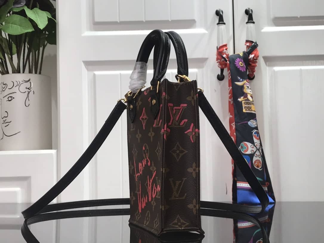 Best Replica Louis Vuitton Monogram Petit Sac Plat 2Way Replica Shoulder Bag M69442 - Colareps