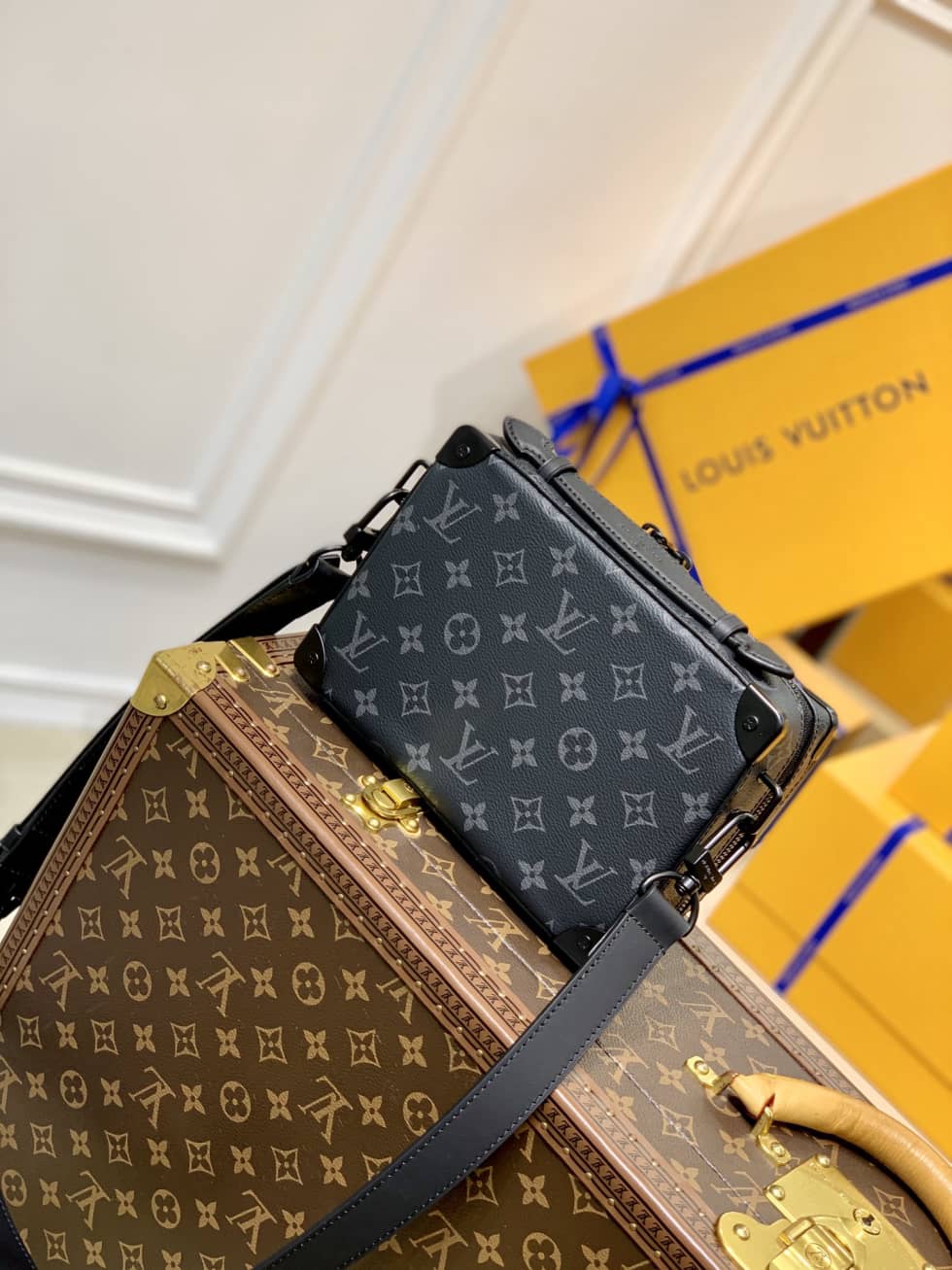 Best Replica Louis Vuitton Handle Trunk Monogram Macassar M45935 Replica Shoulder Bag - Colareps