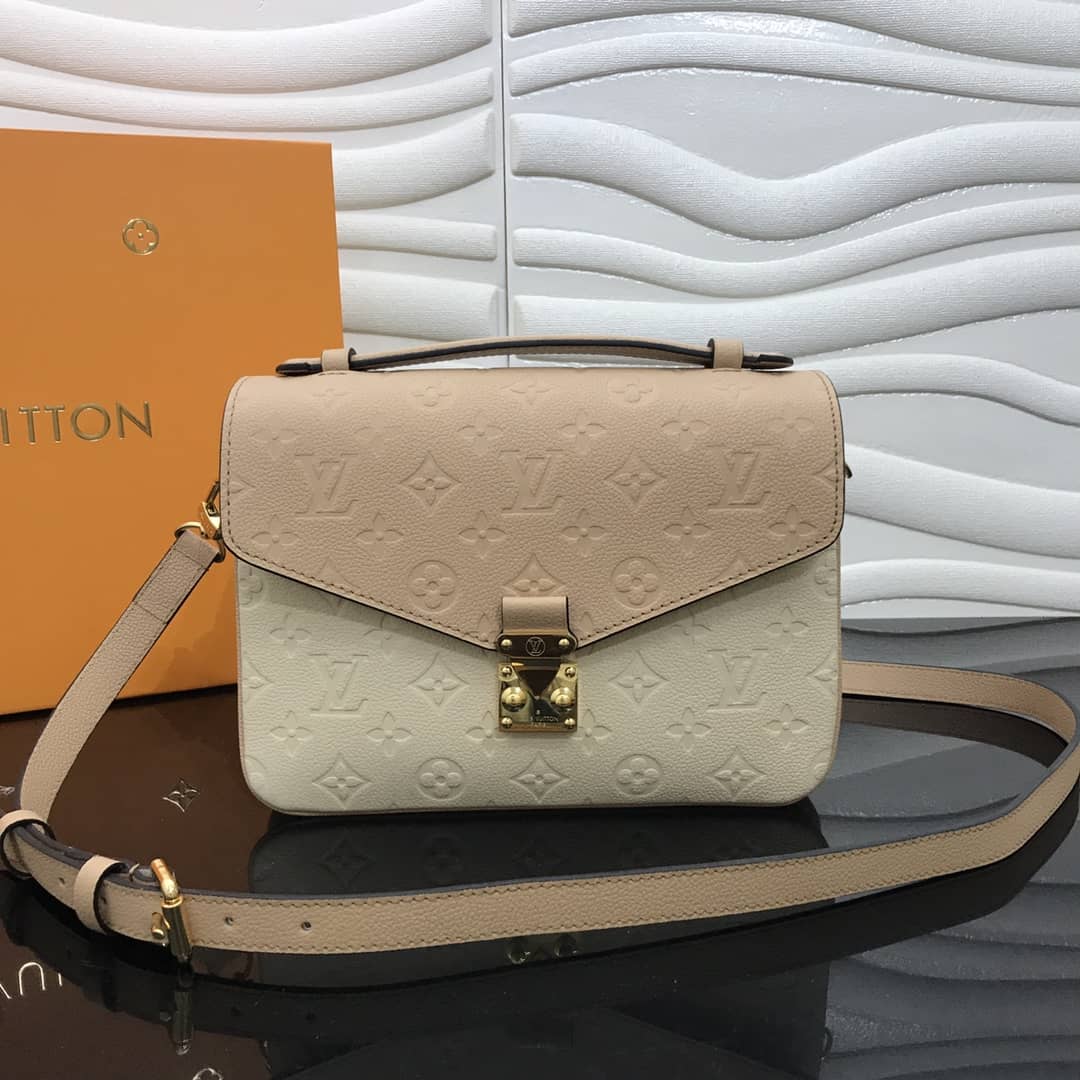 Best Replica Louis Vuitton Replica Pochette Metis Empreinte Apricot M41487 - Colareps