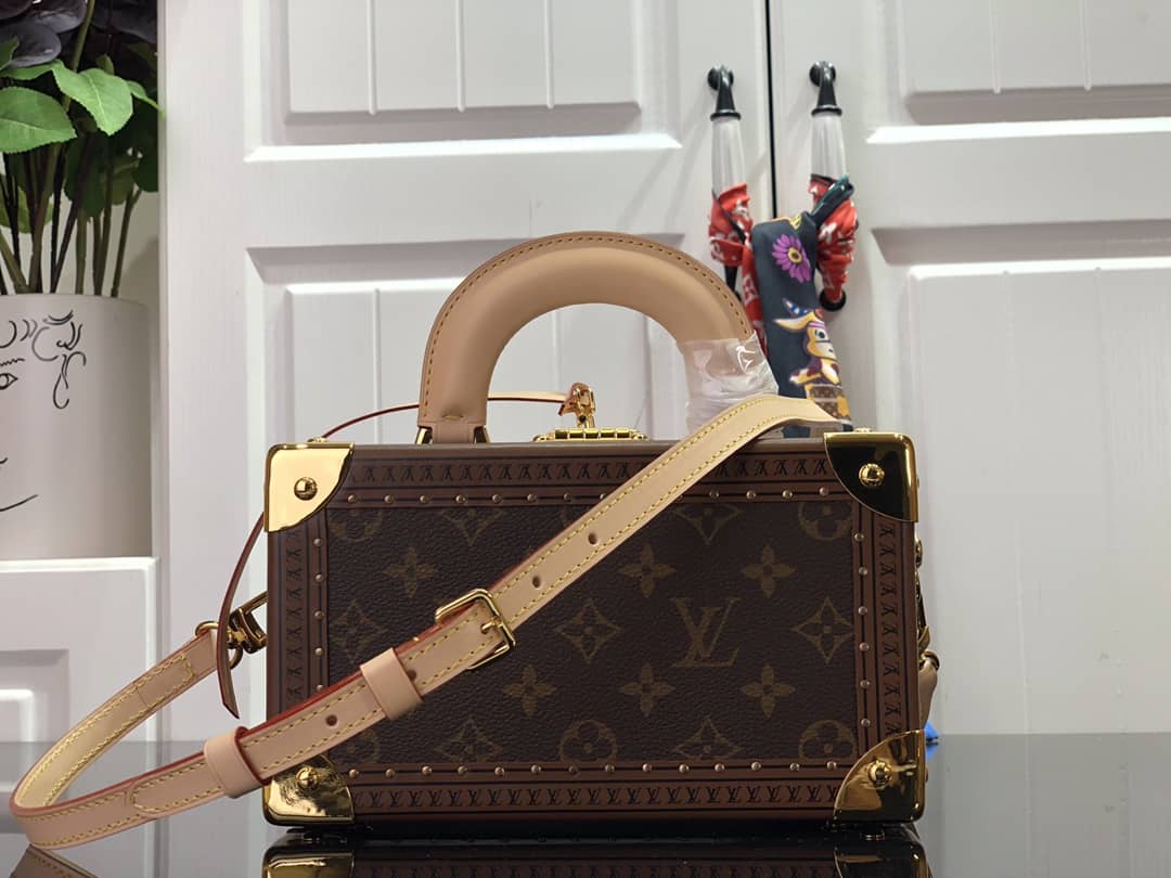 Best Replica Louis Vuitton Valisette Tresor Replica Handbag M45673 - Colareps