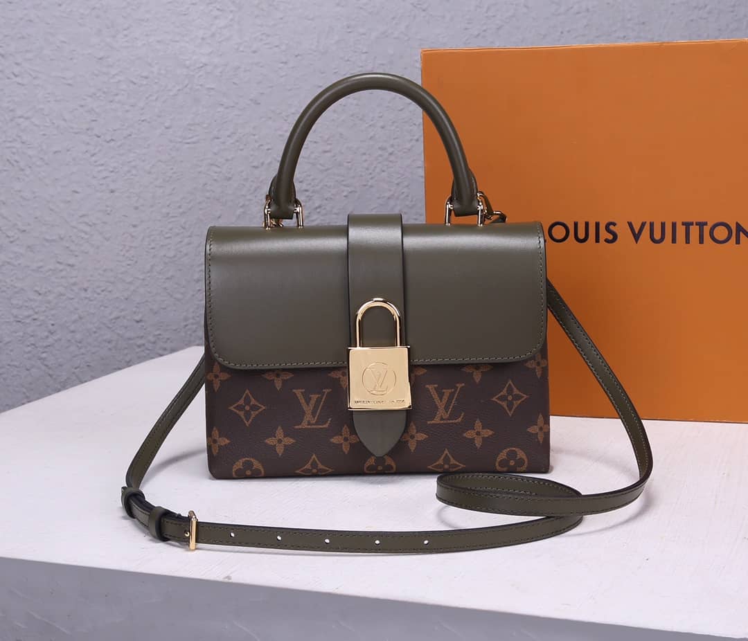 Best Replica Louis Vuitton Locky BB 2way Replica Shoulder Bag Green M44141 - Colareps