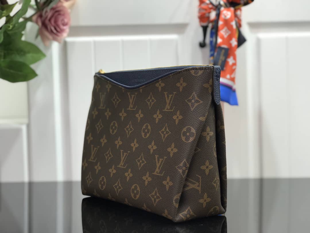 Best Replica Louis Vuitton Pallas Beauty Case Monogram Canvas Replica Blue M64123 - Colareps