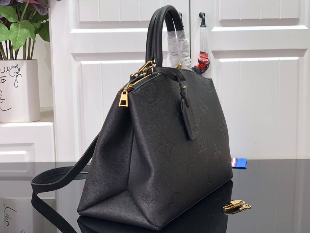 Best Replica Louis Vuitton Grand Palais Monogram Empreinte Bag Replica Black M45811 - Colareps