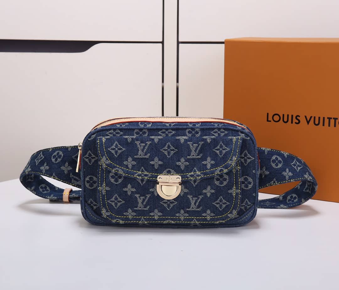 Best Replica LV Bum Bag Dupe Monogram Denim  M44466 - Colareps