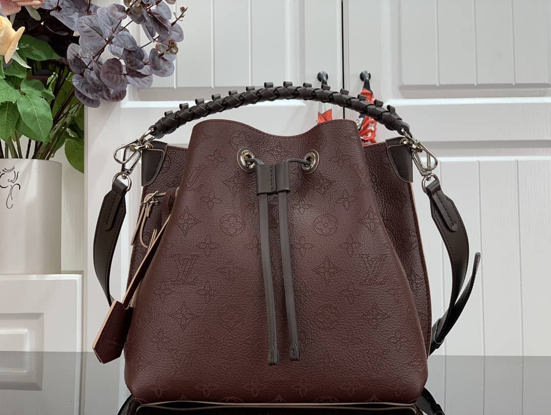 Best Replica Louis Vuitton Mahina Muria Replica Handbag Purple M55801 - Colareps