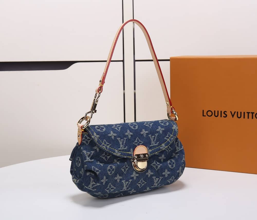Best Replica Louis Vuitton Denim Baggy Canvas Single Handle Replica Shoulder Bag M44470 - Colareps