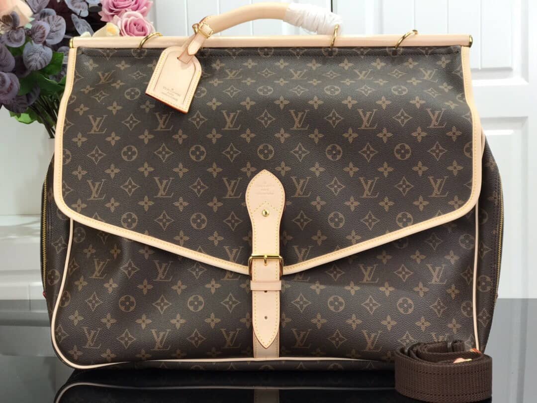 Best Replica Louis Vuitton Monogram Canvas Hunting Bag Brown M41140 Replica - Colareps